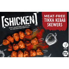 Shicken Vegan Meat-Free Tikka Kebab Skewers 960g  FROZEN