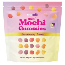 Tropical Fields Mini Mochi Gummies 800g, 16 x 50g