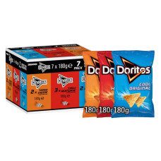 Walkers Doritos Variety Box, 7 x 180g