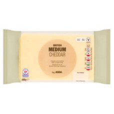 ASDA British Medium Cheddar 400g