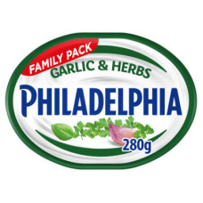 Philadelphia Garlic & Herbs Soft Cheese 280g