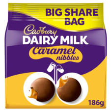 Cadbury Dairy Milk Caramel Nibbles Chocolate Sharing Bag