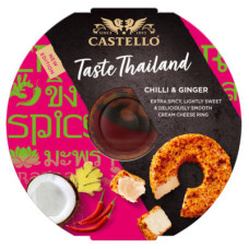 Castello Chilli & Ginger Cream Cheese Ring 125g