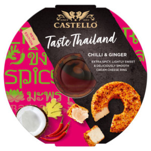 Castello Chilli & Ginger Cream Cheese Ring 125g