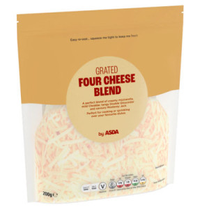 ASDA Grated Four Cheese Blend 200g