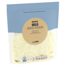 ASDA British Mild Grated Cheddar Cheese 250g