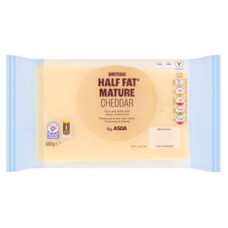 ASDA British Half Fat Mature Cheddar 400g