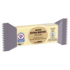 ASDA Mini Extra Mature British Cheddar Cheese 40g