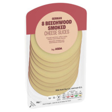 ASDA German 8 Beechwood Smoked Cheese Slices