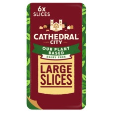 Cathedral City Our Plant Based 6 Dairy Free Cheese Alternative Slices 150g