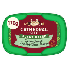 Cathedral City Spring Onion & Cracked Black Pepper Plant Based Alternative to Soft Cheese 170g