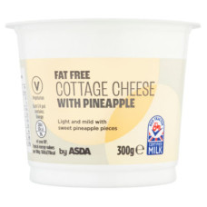 ASDA Fat Free Cottage Cheese With Pineapple 300g