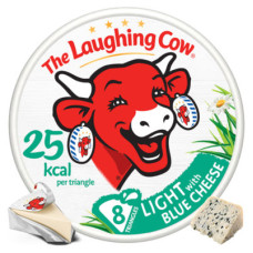 The Laughing Cow Light Blue Cheese Spread Triangles x8