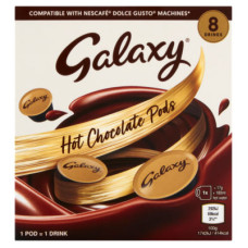 Galaxy 8 Hot Chocolate Pods. Dolce Gusto Compatible
