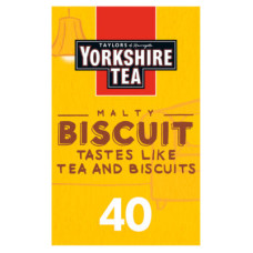 Taylors of Harrogate Yorkshire Tea Biscuit Brew 40 Tea Bags