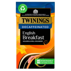 Twinings English Breakfast Decaffeinated 40 Plant-Based Tea Bags