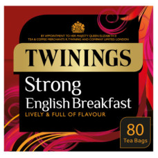 Twinings Strong English Breakfast 80 Tea Bags