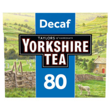 Taylors of Harrogate Yorkshire Tea Decaf 80 Tea Bags