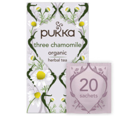 Pukka Three Chamomile 20 Organic Herbal Tea Bags