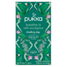 Pukka Organic Breathe In with Eucalyptus 20 Herbal Tea Sachets