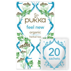 Pukka Organic Feel New 20 Herbal Tea Sachets
