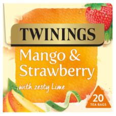 Twinings Mango & Strawberry with Zesty Lime 20 Tea Bags
