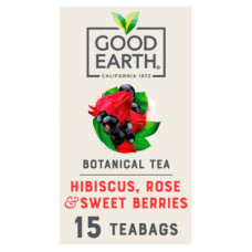 Good Earth Hibiscus, Sweet Berries & Rose Tea Bags x 15