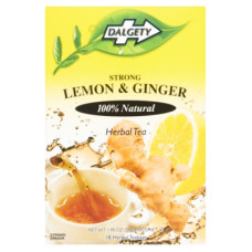 Dalgety Strong Lemon & Ginger 18 Herbal Teabags 54g