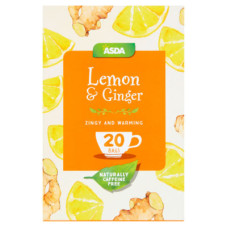 ASDA Lemon & Ginger 20 Tea Bags