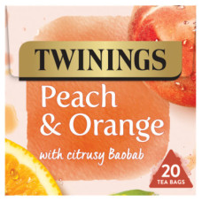 Twinings Peach & Orange Tea 20 Tea Bags