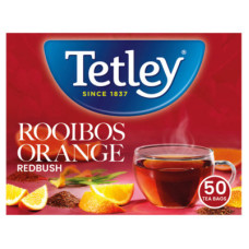 Tetley 40 Rooibos Orange Tea Bags 80g