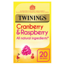 Twinings Cranberry & Raspberry 20 Tea Bags