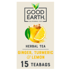 Good Earth Turmeric Lemon Tea Bags x 15