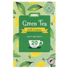 ASDA Green Tea with Lemon 20 Tea Bags