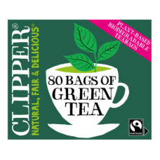 Clipper Fairtrade Pure Green Tea 80 Tea Bags