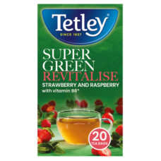 Tetley Boost Berry Burst Super Green Tea 20 Tea Bags