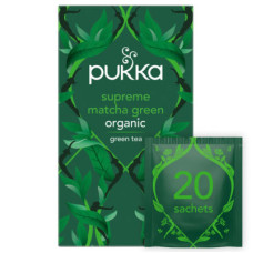 Pukka Organic Supreme Matcha Green 20 Green Tea Sachets