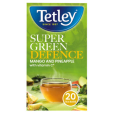 Tetley Immune Tropical Super Green Tea 20 Tea Bags