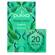 Pukka Organic Three Mint 20 Herbal Tea Sachets