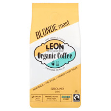 Leon Fairtrade Organic Coffee Blonde Roast Ground