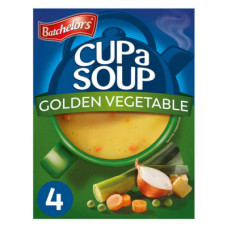 Batchelors Cup a Soup Golden Vegetable Soup 4 Instant Soup Sachets