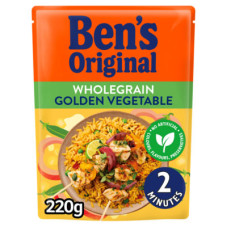 Ben's Original Wholegrain Golden Vegetable Microwave Rice
