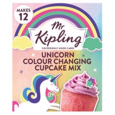 Mr Kipling Unicorn Vanilla Flavour Magic Colour Changing Cupcake Mix 270g