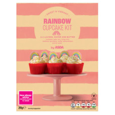 ASDA Rainbow Cupcake Kit 291g
