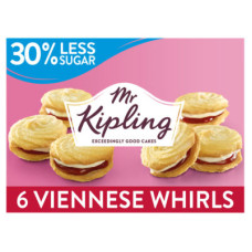 Mr Kipling Reduced Sugar Viennese Whirls Cakes