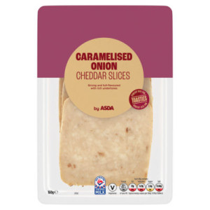 ASDA Caramelised Onion Cheddar Slices 160g