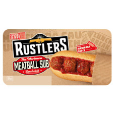 Rustlers The Marinara Meatball Sub Sandwich with Marinara Sauce