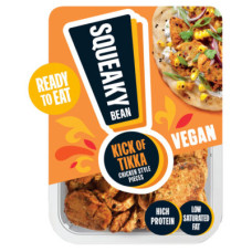 Squeaky Bean Ready to Eat Chicken Style Pieces Kick of Tikka