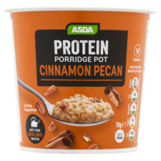 ASDA Protein Porridge Pot Cinnamon & Pecan 70g