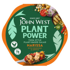 John West Plant Power Tuna Style Plant-Based Salad Harissa with Couscous & Lentils